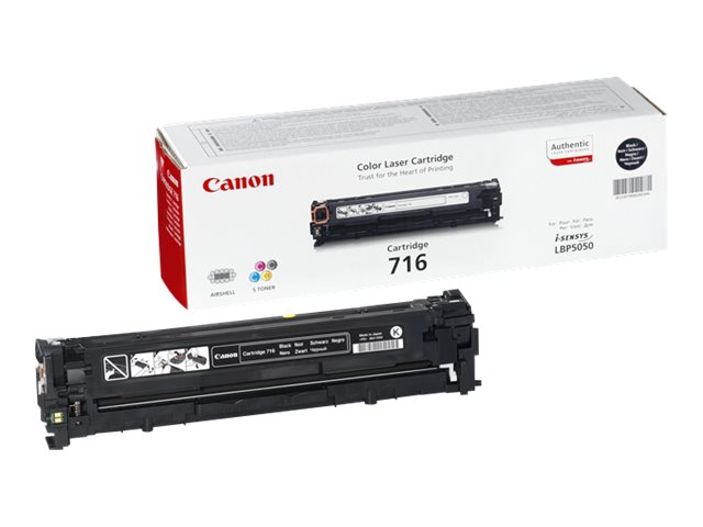 Toner 716 schwarz - für i-SENSYS LBP5050 - LBP5050N - MF8030CN - MF8040Cn - MF8050CN - MF8080Cw