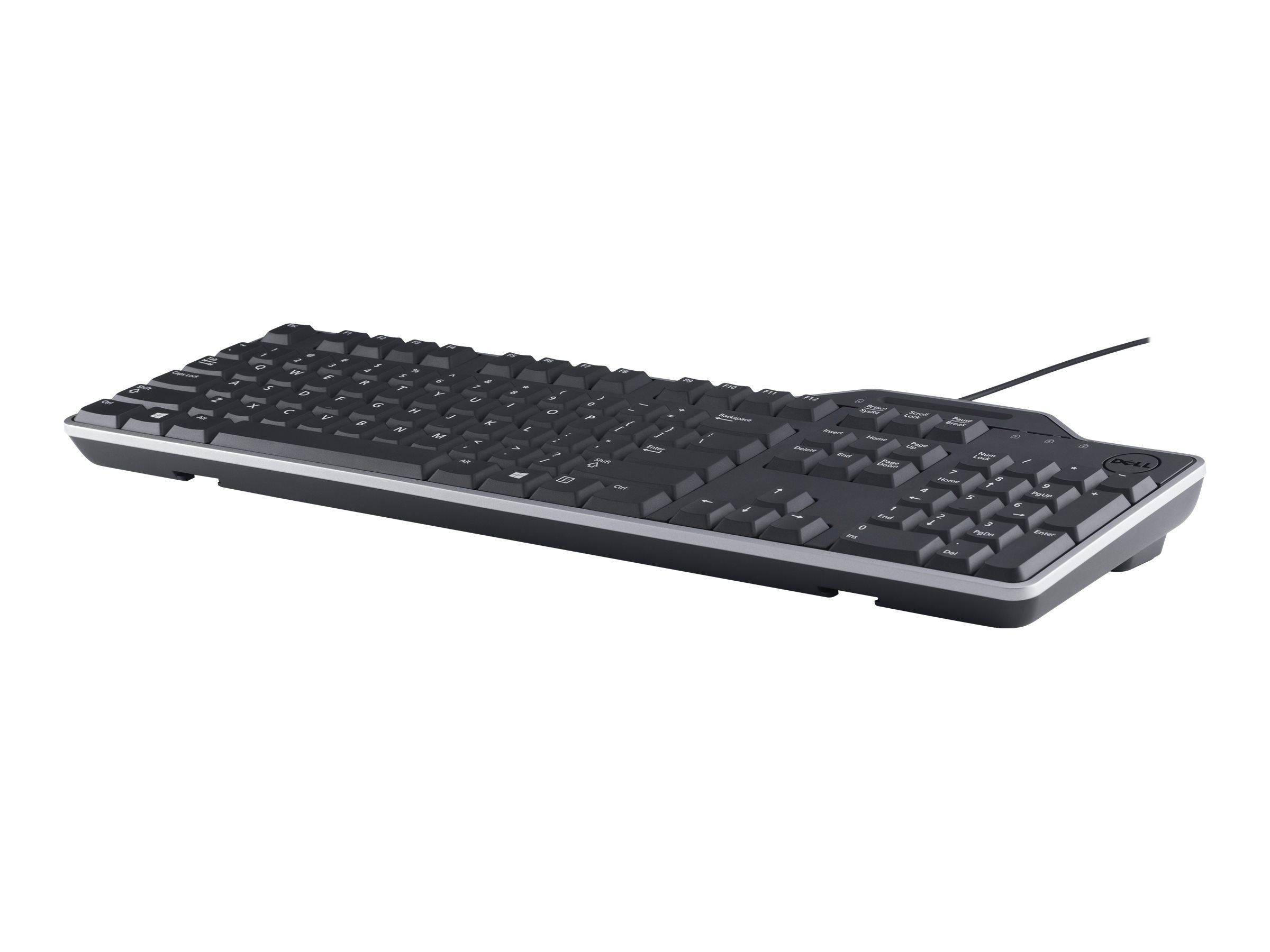 Dell KB813 Smartcard - Tastatur - USB - Deutsch - Schwarz - für Inspiron 17R 57XX - 17R 7720; Latitude D630; OptiPlex 50XX - 5250 - 90XX; XPS One 27XX