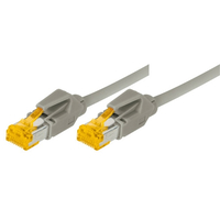 Patch-Kabel RJ-45 (M) zu RJ-45 (M) SFTP 5m grau - 5 m - SFTP - CAT 6a - halogenfrei - Grau Patch-Kabel RJ-45 (M) zu RJ-45 (M) SFTP 5m grau - 5 m - SFTP - CAT 6a - halogenfrei - Grau