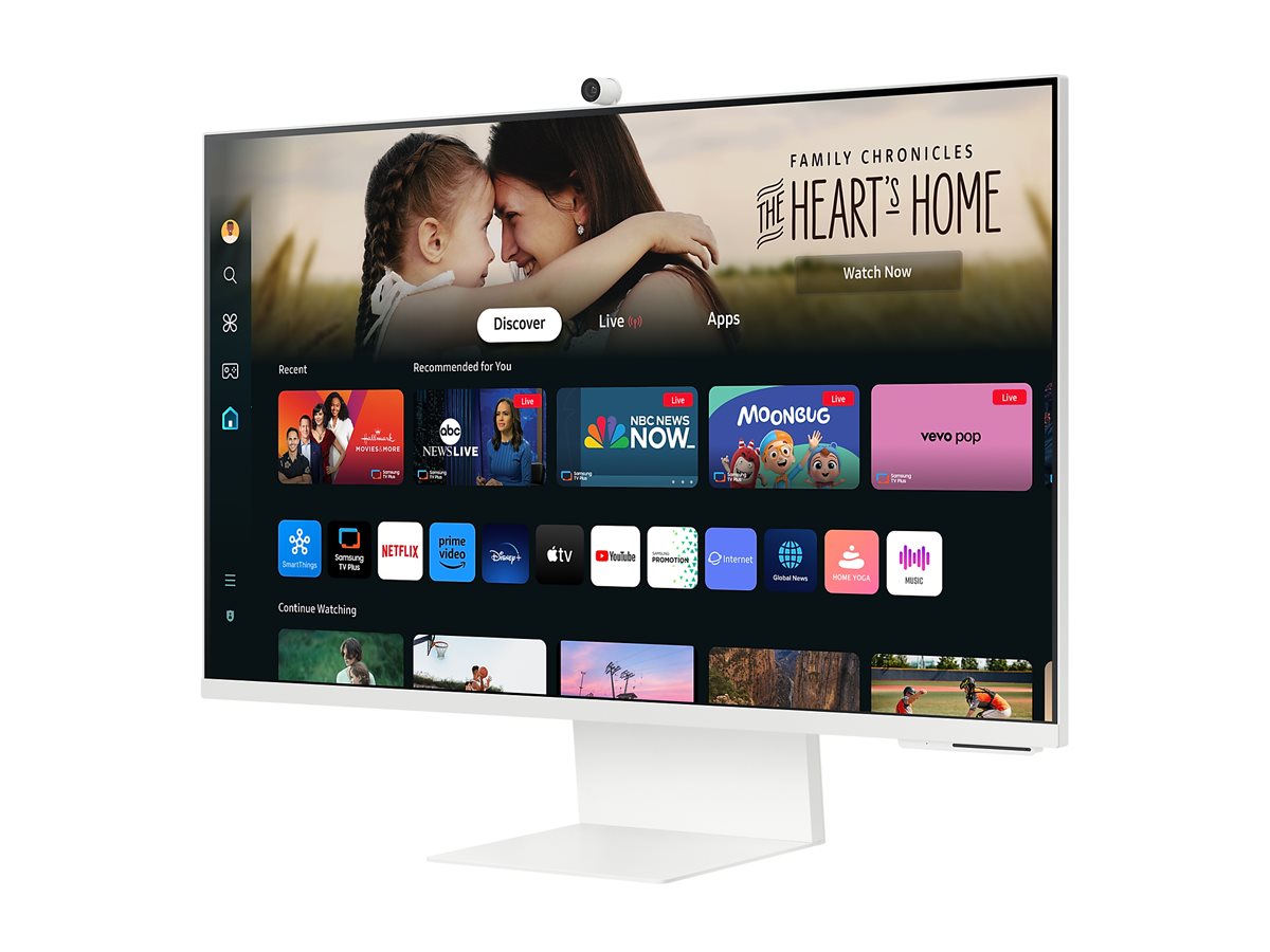 Samsung S32DM801UU - M80D Series - LED-Monitor - Smart - 81.3 cm (32") - 3840 x 2160 4K @ 60 Hz - VA - 400 cd/m² - 3000:1 - HDR10 - HDR10+ - 4 ms - HDMI - USB-C - Lautsprecher - Warm White Samsung S32DM801UU - M80D Series - LED-Monitor - Smart - 81.3 cm (32") - 3840 x 2160 4K @ 60 Hz - VA - 400 cd/m² - 3000:1 - HDR10 - HDR10+ - 4 ms - HDMI - USB-C - Lautsprecher - Warm White