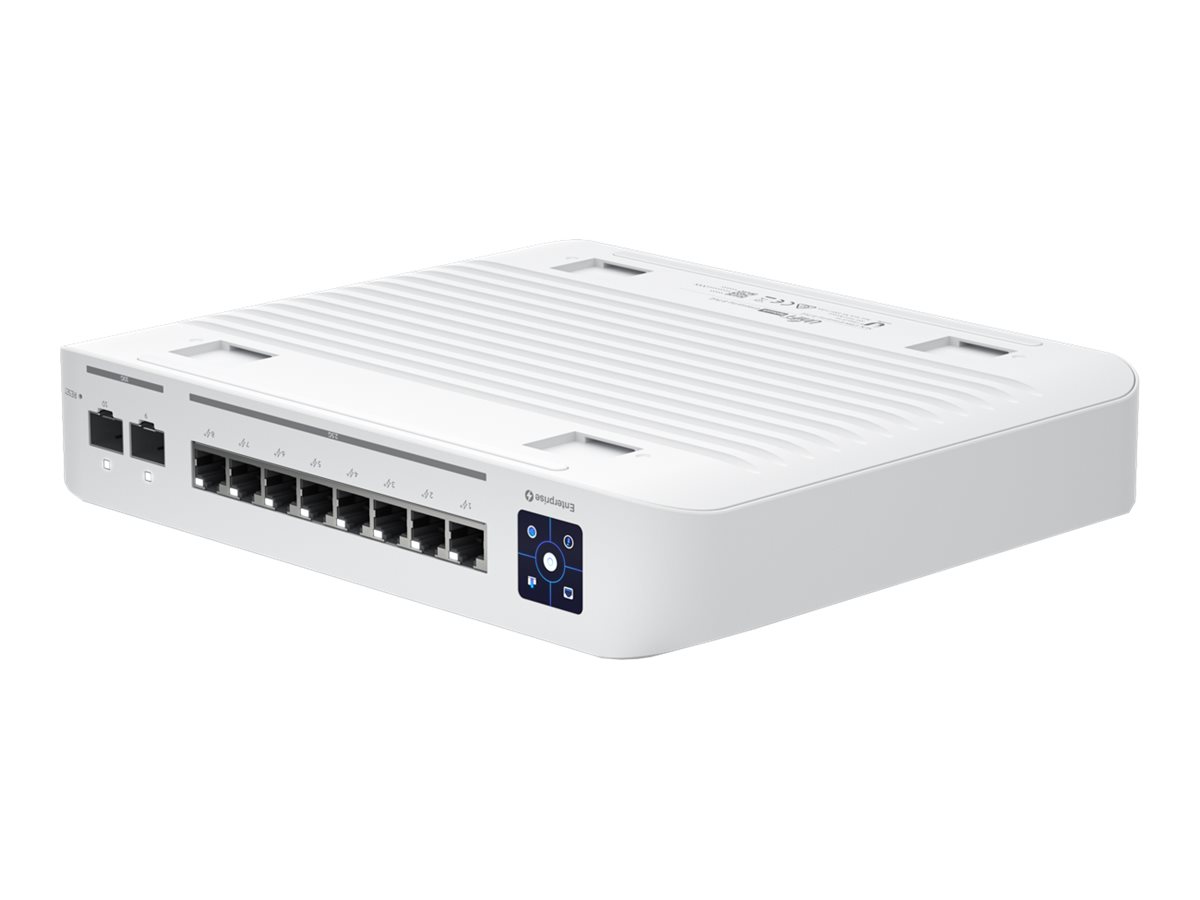Ubiquiti UniFi Enterprise - Switch - L3 - managed - 8 x 10/100/1000/2.5G (PoE+) - + 2 x 1 Gigabit/10 Gigabit SFP+ (Uplink) - Desktop - PoE+ (120 W) Ubiquiti UniFi Enterprise - Switch - L3 - managed - 8 x 10/100/1000/2.5G (PoE+) - + 2 x 1 Gigabit/10 Gigabit SFP+ (Uplink) - Desktop - PoE+ (120 W)