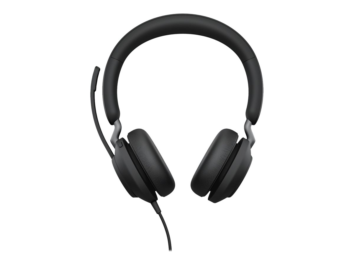 Jabra Evolve2 40 SE MS Stereo - Headset - On-Ear - kabelgebunden - USB-A - Geräuschisolierung - Zertifiziert für Microsoft Teams