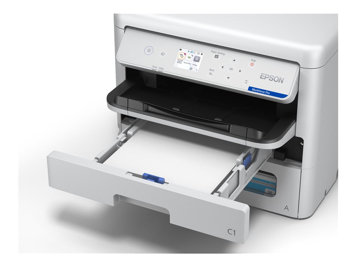 Epson WorkForce Pro EP-C800RDW - Drucker - Farbe - - /bis zu 25 Seiten/Min. (Farbe) - Kapazität: 330 Blätter - USB 2.0 - Gigabit LAN - Wi-Fi(ac) Epson WorkForce Pro EP-C800RDW - Drucker - Farbe - - /bis zu 25 Seiten/Min. (Farbe) - Kapazität: 330 Blätter - USB 2.0 - Gigabit LAN - Wi-Fi(ac)