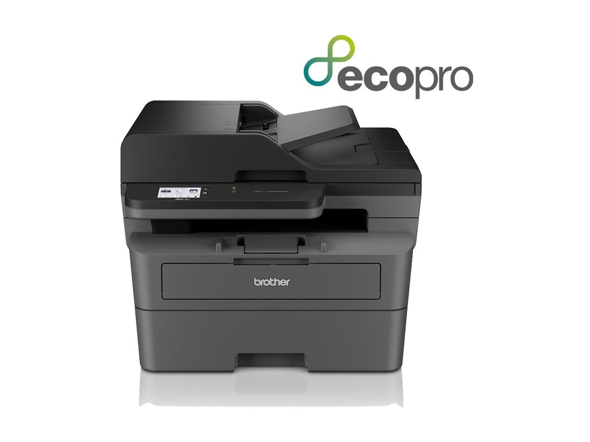 Brother MFC-L2860DWE - Multifunktionsdrucker - s/w - bis zu 34 Seiten/Min. (Kopieren) - bis zu 34 Seiten/Min. (Drucken) - 250 Blatt - 33.6 Kbps - USB 2.0 - LAN - Wi-Fi(n)