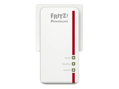 FRITZ! Powerline 1260E WLAN Set - 2.0 - IEEE 1901 - 802.11a/b/g/n/ac - Dual-Band - an Wandsteckdose anschließbar FRITZ! Powerline 1260E WLAN Set - 2.0 - IEEE 1901 - 802.11a/b/g/n/ac - Dual-Band - an Wandsteckdose anschließbar