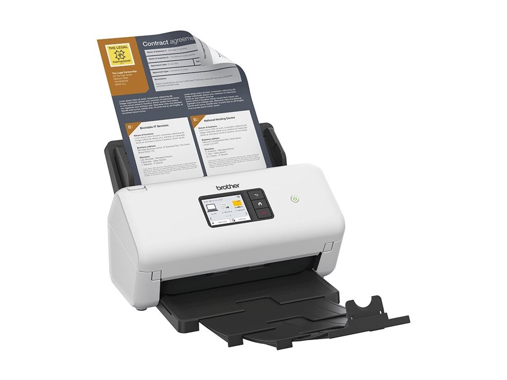 Brother ADS-4550W - Dokumentenscanner - Dual-CIS - - / bis zu 35 Seiten/Min. (Farbe) - automatischer Dokumenteneinzug (60 Blätter) - bis zu 105000 Scanvorgänge/Monat - USB 3.0 - LAN - Wi-Fi(n) Brother ADS-4550W - Dokumentenscanner - Dual-CIS - - / bis zu 35 Seiten/Min. (Farbe) - automatischer Dokumenteneinzug (60 Blätter) - bis zu 105000 Scanvorgänge/Monat - USB 3.0 - LAN - Wi-Fi(n)