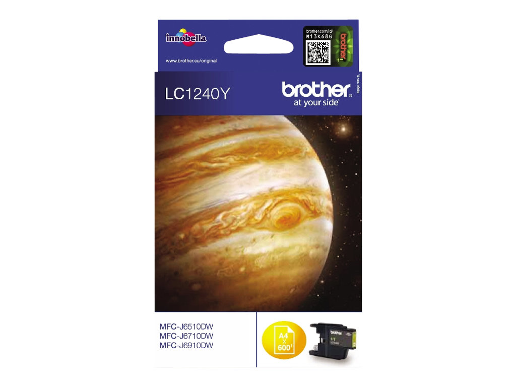 Brother LC1240Y - Gelb - Original - Tintenpatrone - für Brother DCP-J525 - J725 - J925 - MFC-J430 - J5910 - J625 - J6510 - J6710 - J6910 - J825