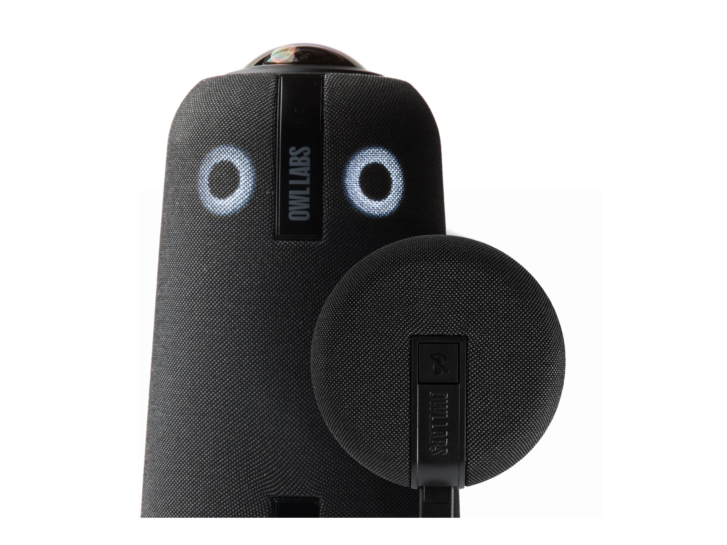 Owl Labs Meeting Owl 4 + Mic + Videokonferenz - holzkohlefarben - mit Owl Labs Expansion Mic Owl Labs Meeting Owl 4 + Mic + Videokonferenz - holzkohlefarben - mit Owl Labs Expansion Mic