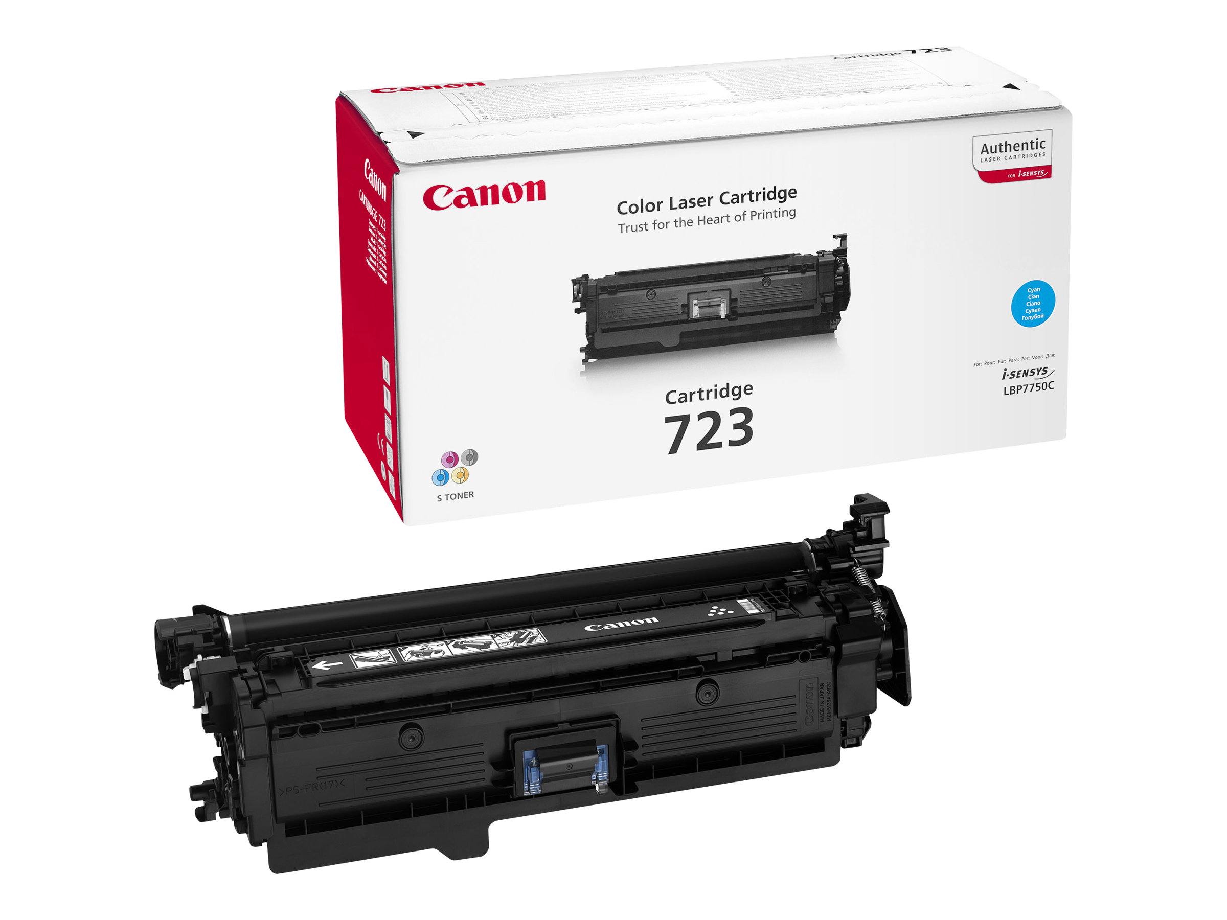 Toner 723 C cyan - für i-SENSYS LBP7750Cdn Toner 723 C cyan - für i-SENSYS LBP7750Cdn