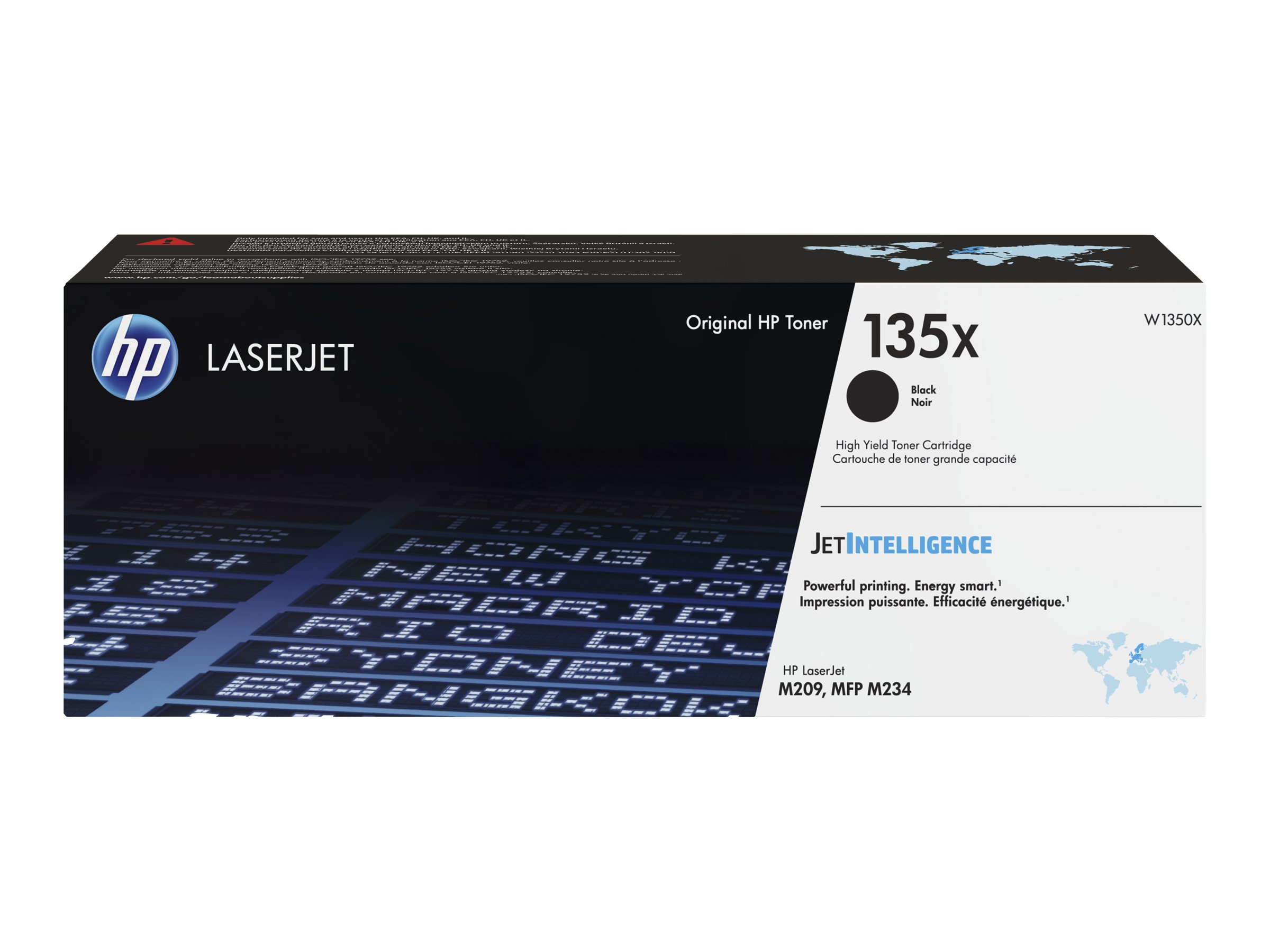HP 135X - Hohe Ergiebigkeit - Schwarz - original - LaserJet - Tonerpatrone (W1350X) - für LaserJet M209 - MFP M234 HP 135X - Hohe Ergiebigkeit - Schwarz - original - LaserJet - Tonerpatrone (W1350X) - für LaserJet M209 - MFP M234