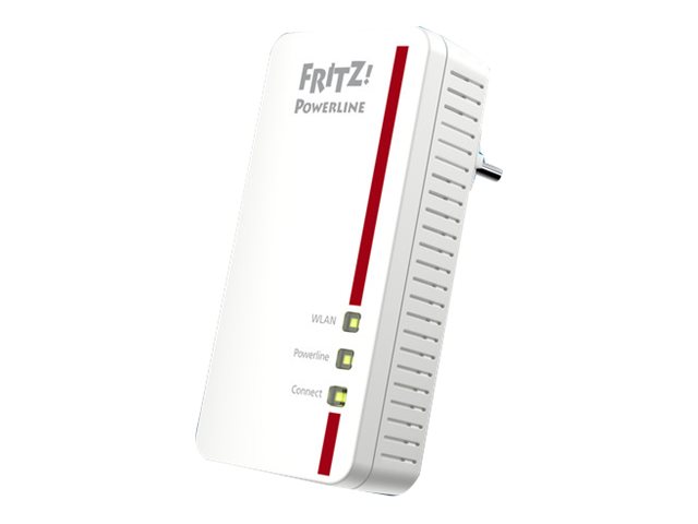 FRITZ! Powerline 1260E - 2.0 - IEEE 1901 - 802.11a/b/g/n/ac - Dual-Band - an Wandsteckdose anschließbar