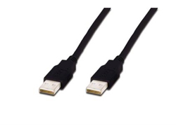 USB Anschlusskabel, Typ A 1.8m - 1.8 m - geformt - Schwarz USB Anschlusskabel, Typ A 1.8m - 1.8 m - geformt - Schwarz