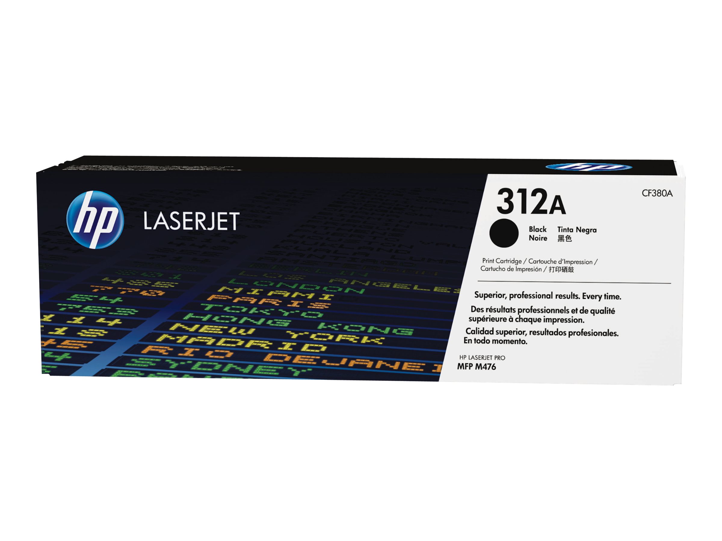 HP 312A - Schwarz - Original - LaserJet - Tonerpatrone (CF380A) - für Color LaserJet Pro MFP M476dn - MFP M476dw - MFP M476nw