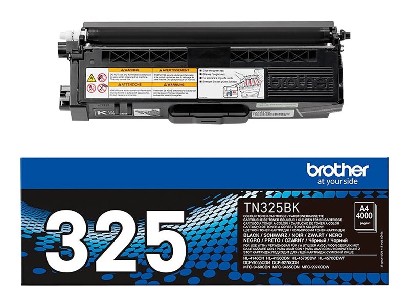 Brother TN325BK - Hohe Ergiebigkeit - Schwarz - Original - Tonerpatrone - für Brother DCP-9055 - DCP-9270 - HL-4140 - HL-4150 - HL-4570 - MFC-9460 - MFC-9465 - MFC-9970