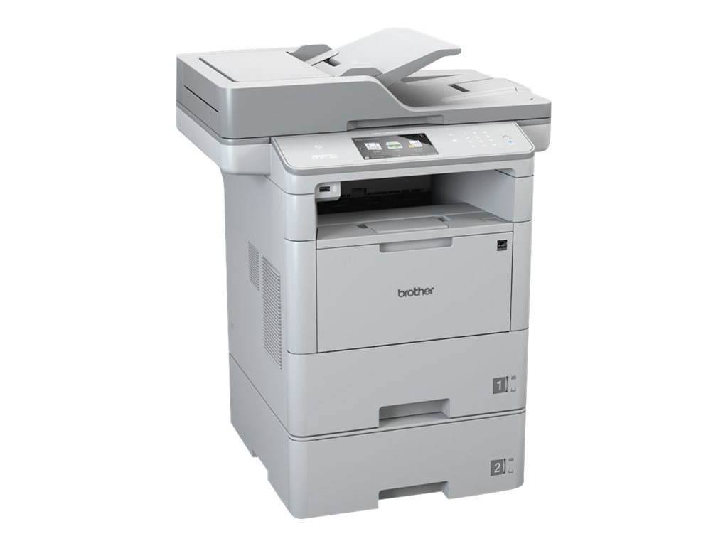 MFC-L6800DWT Laserdrucker AIO A4 USB WLAN Druck/Kopie/Scan/Fax 46S/min 512MB - (Original) - A4/Legal (Medien) - bis zu 46 Seiten/Min. (Drucken) - 1090 Blatt - 33.6 Kbps - USB 2.0 - Gigabit LAN - Wi-Fi(n) - USB-Host - NFC - mit Brother PRINT AirBag for 75…