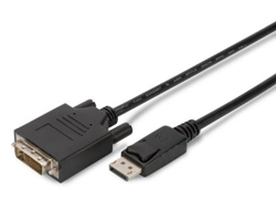 ASSMANN Electronic AK-340301-010-S 1m DisplayPort DVI-D Schwarz - zu DVI-D (M) - 1 m