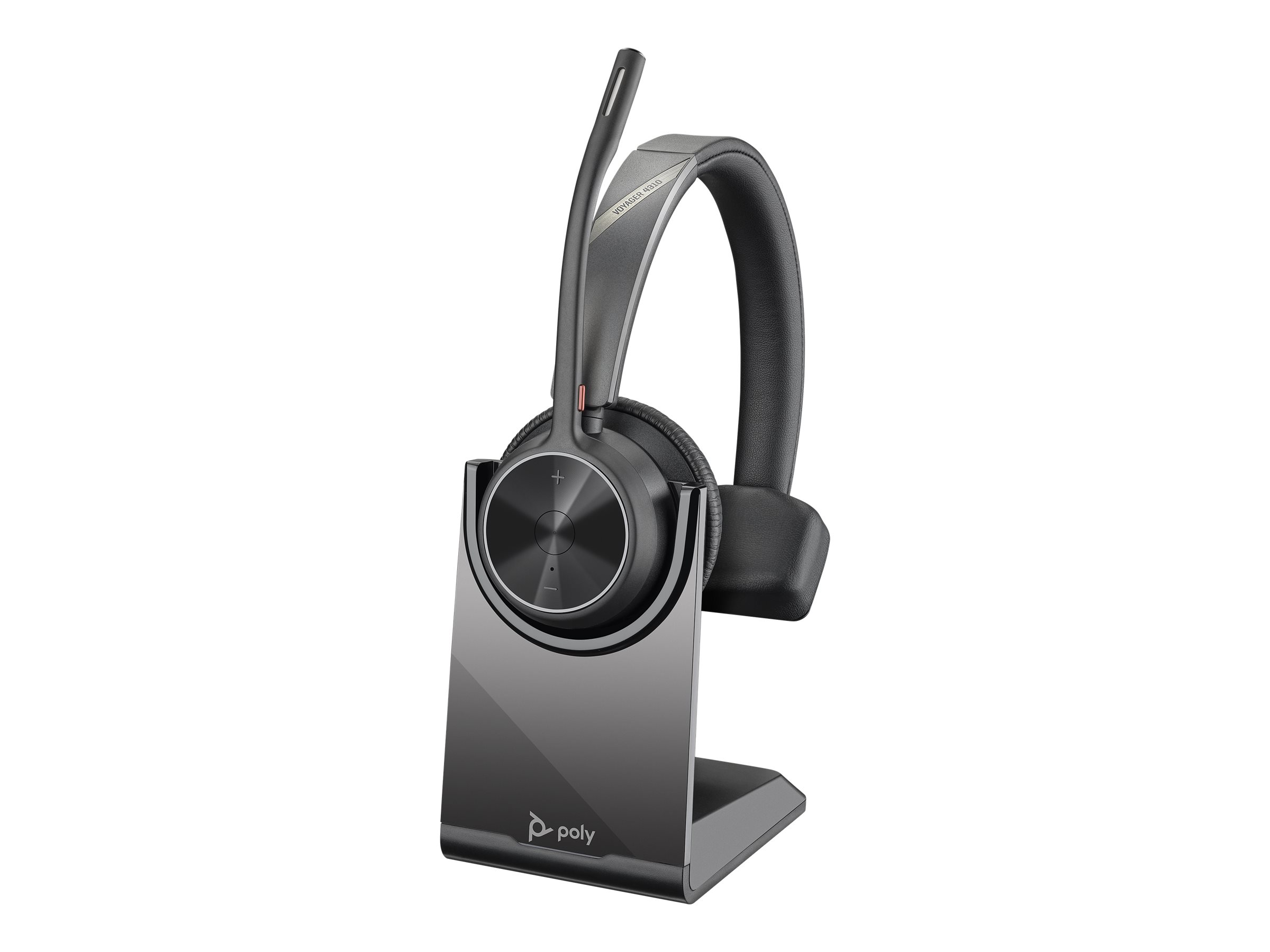 POLY Voyager 4310 UC, Kopfhörer, Kopfband,Büro/Callcenter, Schwarz, Monophon, Anruf - On-Ear - Bluetooth - kabellos - USB-A - Zoom Certified