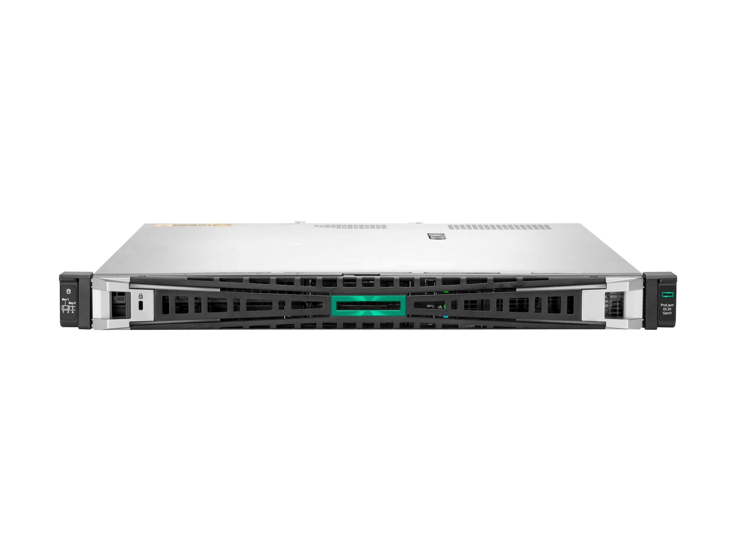 HPE ProLiant DL20 Gen11 - Server - Rack-Montage - - Schacht/Schächte - SSD 2 x 480 GB - Matrox G200 - 1GbE - Monitor: keiner - Smart Choice