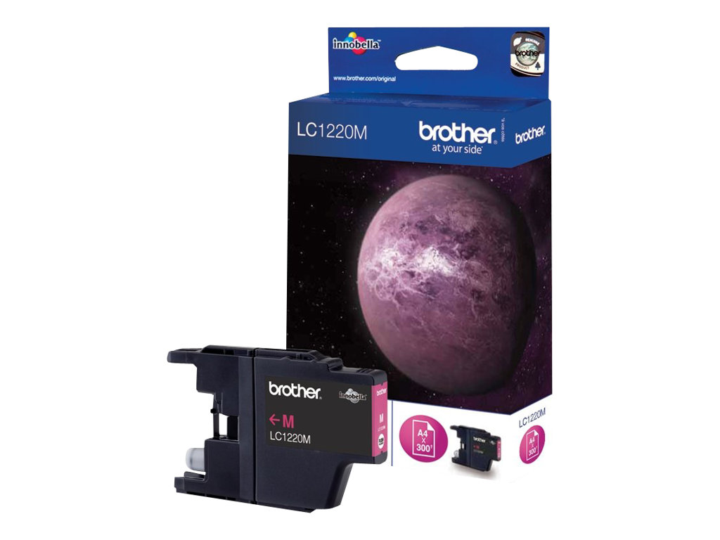 Brother LC1220M - Magenta - Original - Tintenpatrone - für Brother DCP-J525 - DCP-J725 - DCP-J925 - MFC-J430 - MFC-J625 - MFC-J825; MyMio MFC-J825
