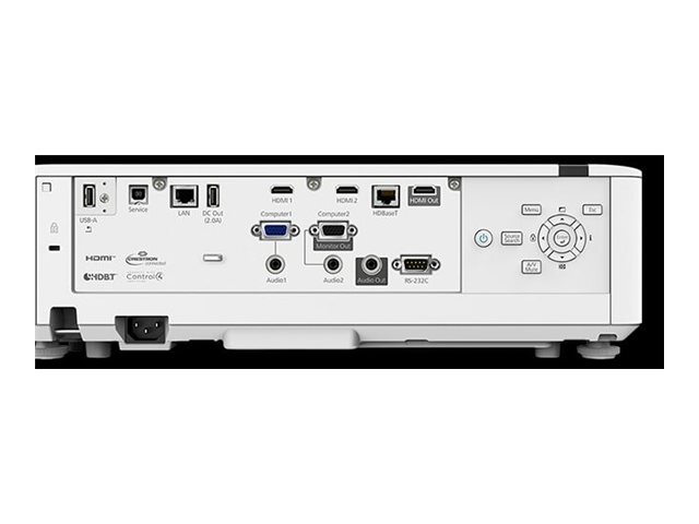 Epson EB-L530U - 3-LCD-Projektor - 5200 lm (weiß) - 5200 lm (Farbe) - WUXGA (1920 x 1200) - 16:10 - 1080p - 802.11a/b/g/n/ac Wireless / LAN/ Miracast - weiß Epson EB-L530U - 3-LCD-Projektor - 5200 lm (weiß) - 5200 lm (Farbe) - WUXGA (1920 x 1200) - 16:10 - 1080p - 802.11a/b/g/n/ac Wireless / LAN/ Miracast - weiß