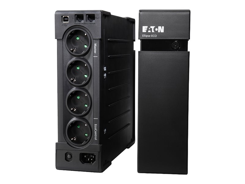 Eaton Ellipse ECO 800 USB DIN - USV (in Rack - USV - 800 W - 6 min - 500 W - 19 " - USB - USB 3.0 - Rack-Modul - Energiespar-Modus - Rack - CB - CE - IEC