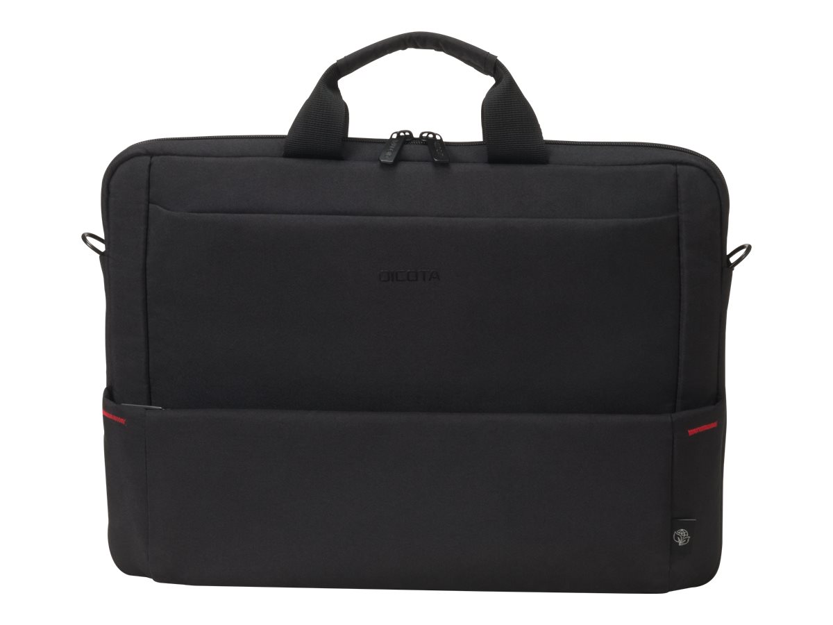 Dicota Eco Slim Case Plus BASE Notebook-Tasche 39,6 cm 13" bis 15,6 Zoll schwarz - 15.6" - Schwarz