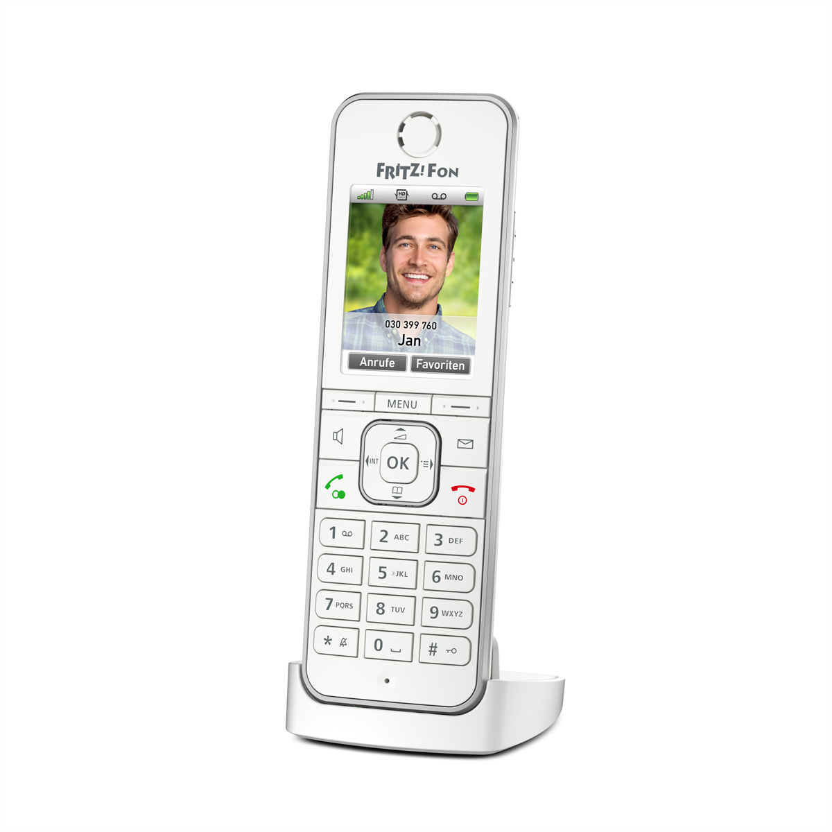FRITZ!Fon C6 - Schnurloses VoIP-Telefon - ECO DECT\GAP - dreiweg Anruffunktion - SIP FRITZ!Fon C6 - Schnurloses VoIP-Telefon - ECO DECT\GAP - dreiweg Anruffunktion - SIP