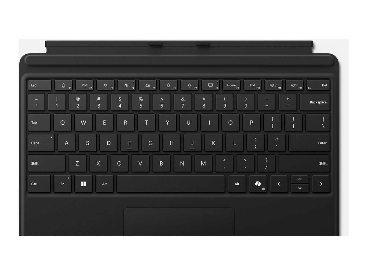 Microsoft Surface Pro Keyboard AT/DE Black - QWERTZ - Deutsch - Schwarz - für Surface Pro
