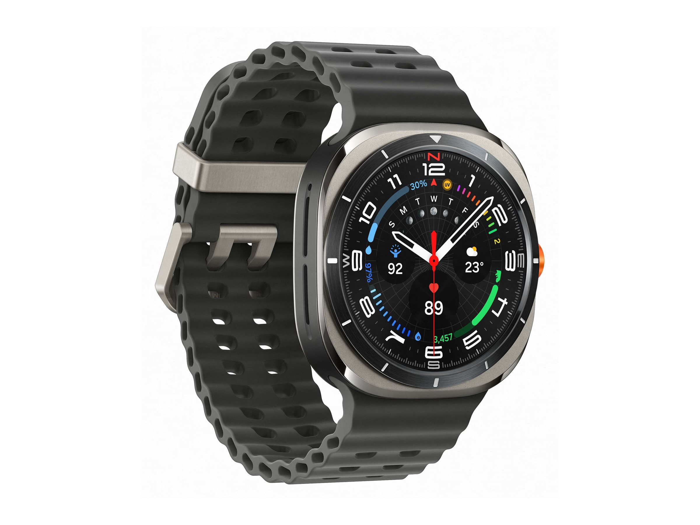 Samsung Galaxy Watch Ultra - 47 mm - Titansilber - - 64 GB - LTE - NFC - Bluetooth - Wi-Fi - 4G - 60.5 g