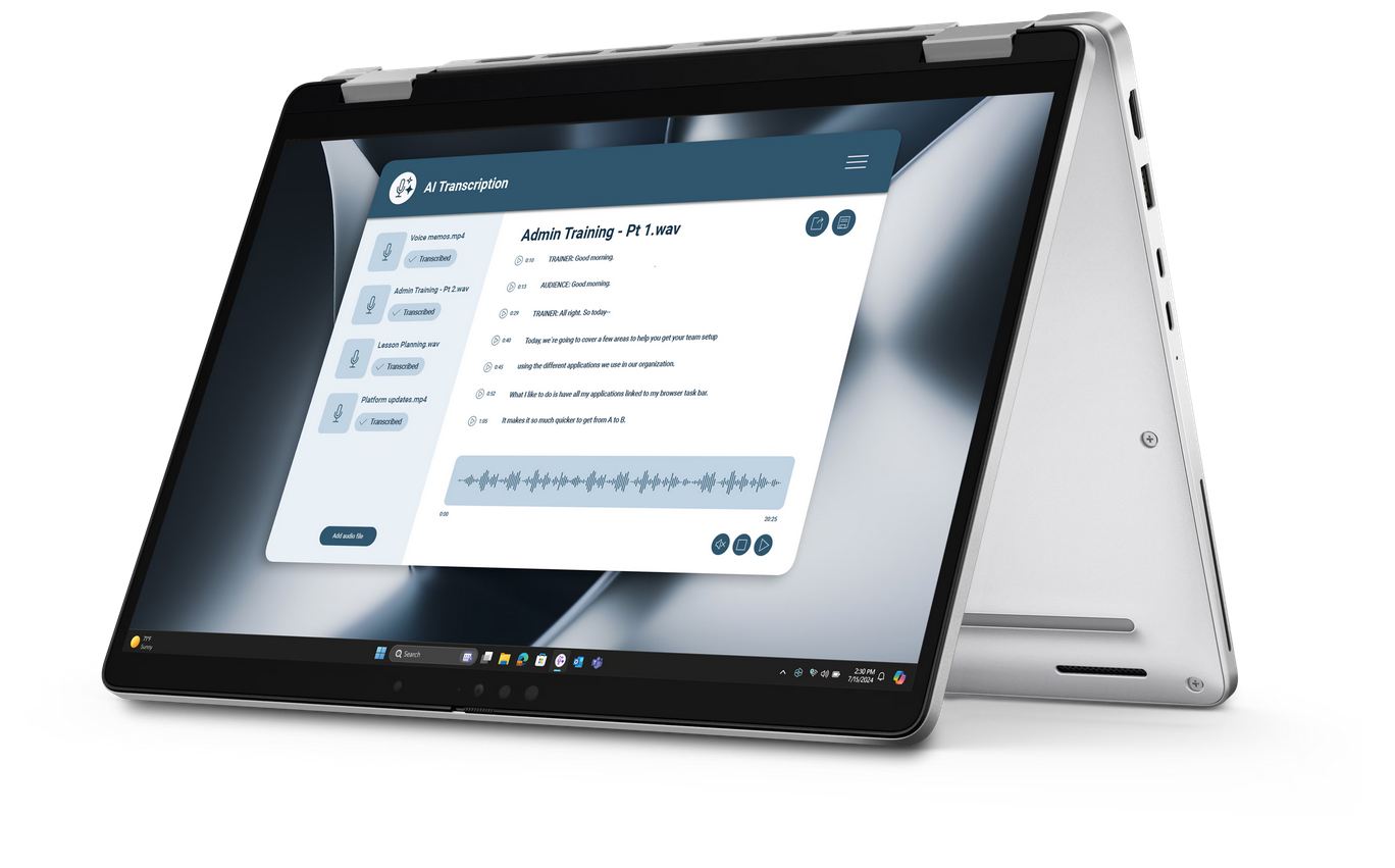 Dell Pro 13 Plus GCTO Base 13,3" 2-in-1 Notebook 13,3" Touch Ryzen 5 PRO 215 16/256 GB Wi-Fi 7 Win 11 Pro 5J PS