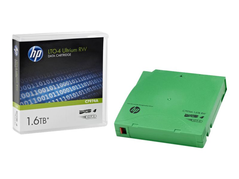 HP LTO4 Ultrium Medium 1,6TB - Beschriftungsetiketten - grün - für HPE MSL4048; StorageWorks Enterprise Modular Library E-Series; StoreEver Ultrium 1840