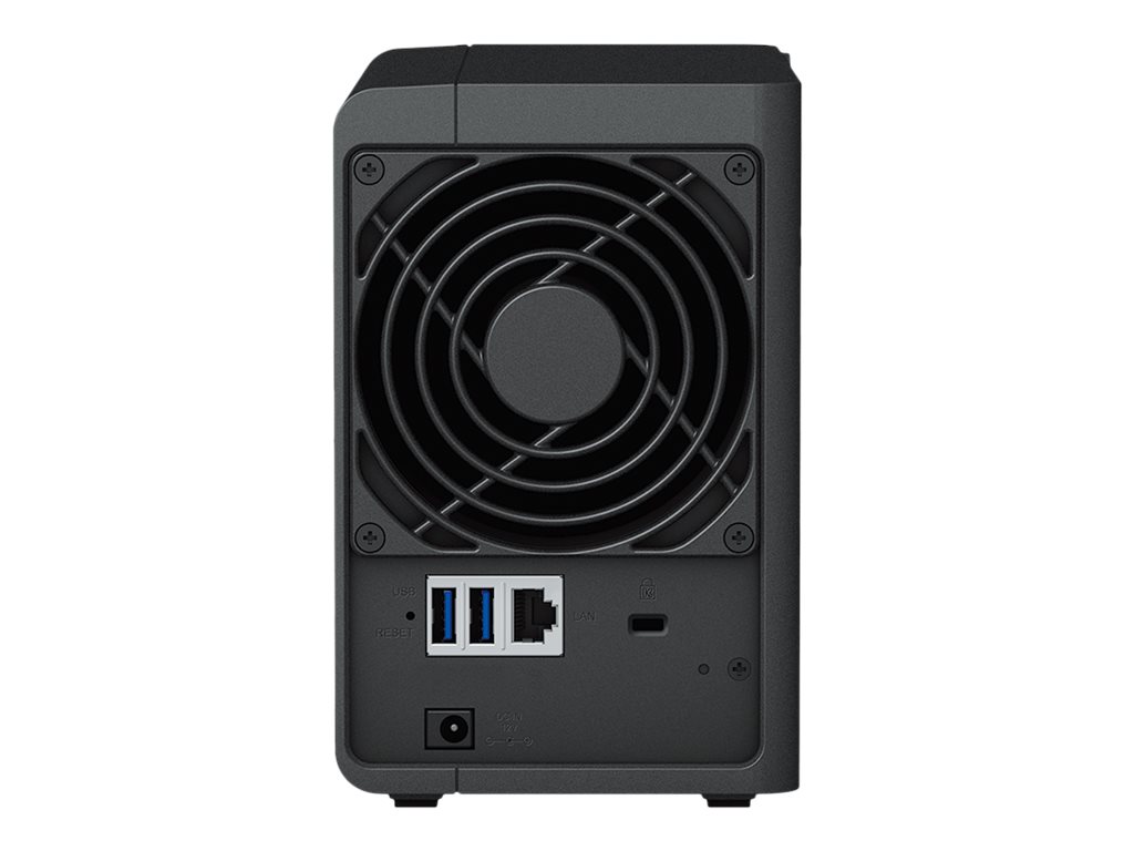 Synology Disk Station DS223 - NAS-Server - 2 Schächte - SATA 6Gb/s - RAID RAID 0 - 1 - JBOD - RAM 2 GB - Gigabit Ethernet - iSCSI Support