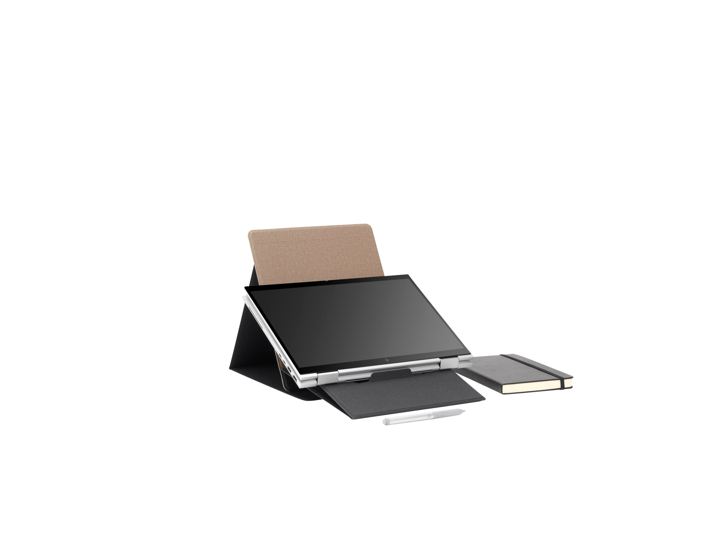 HP Notebook-Ständer - wandelbar - 40.9 cm (16.1") - Taupe - Schwarz