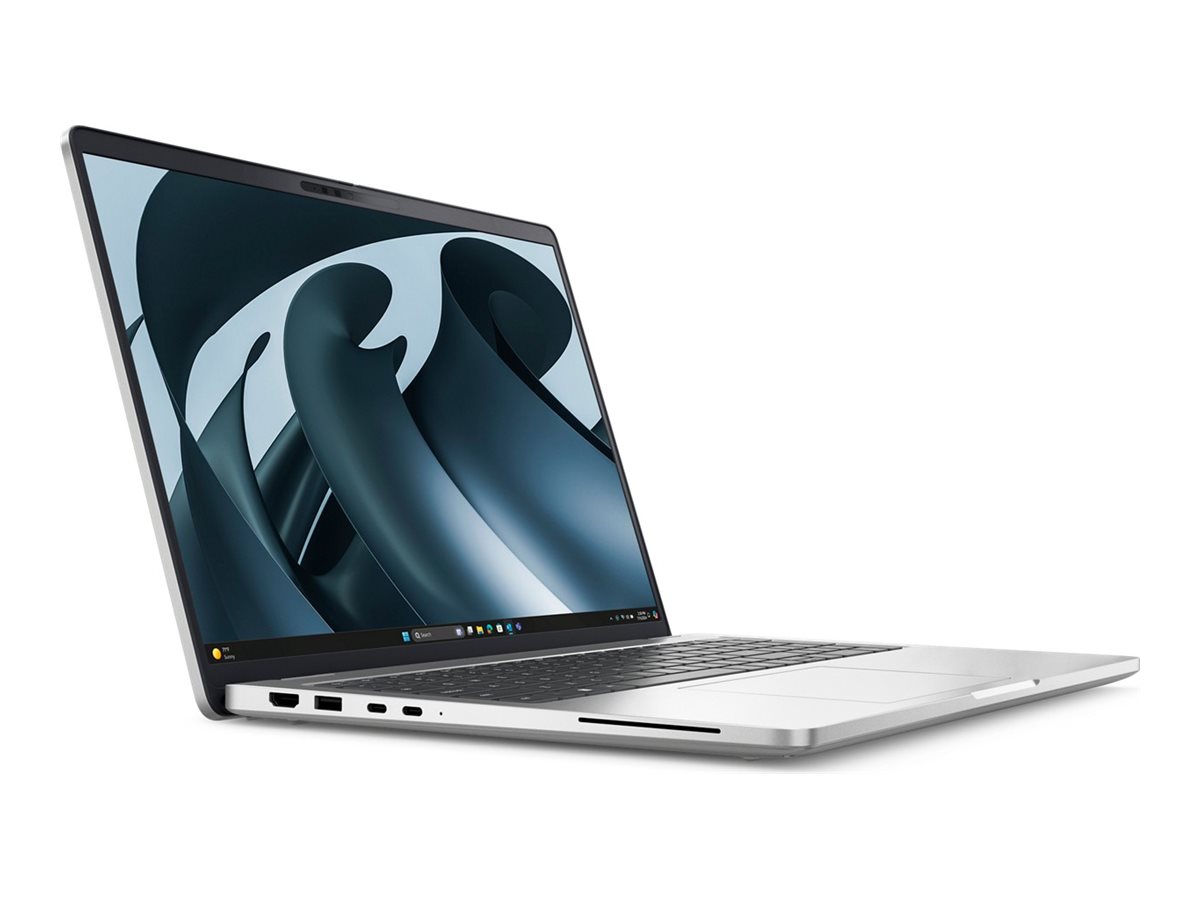 Dell Pro 16 Plus - AMD Ryzen 5 Pro 230 / - IPS 1920 x 1200 (Full HD Plus) - NFC - Wi-Fi 7 - Platinum Silver - BTS - mit 1 Jahr Basis Vor-Ort