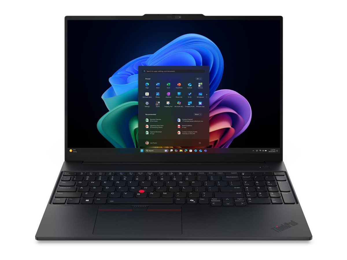 Lenovo ThinkPad E16 Gen 4 21YC 40.6 cm (16") Core Ultra 5 325 / 2.1 GHz 32 GB RAM 512 GB SSD Win 11 Pro Lenovo ThinkPad E16 Gen 4 21YC 40.6 cm (16") Core Ultra 5 325 / 2.1 GHz 32 GB RAM 512 GB SSD Win 11 Pro
