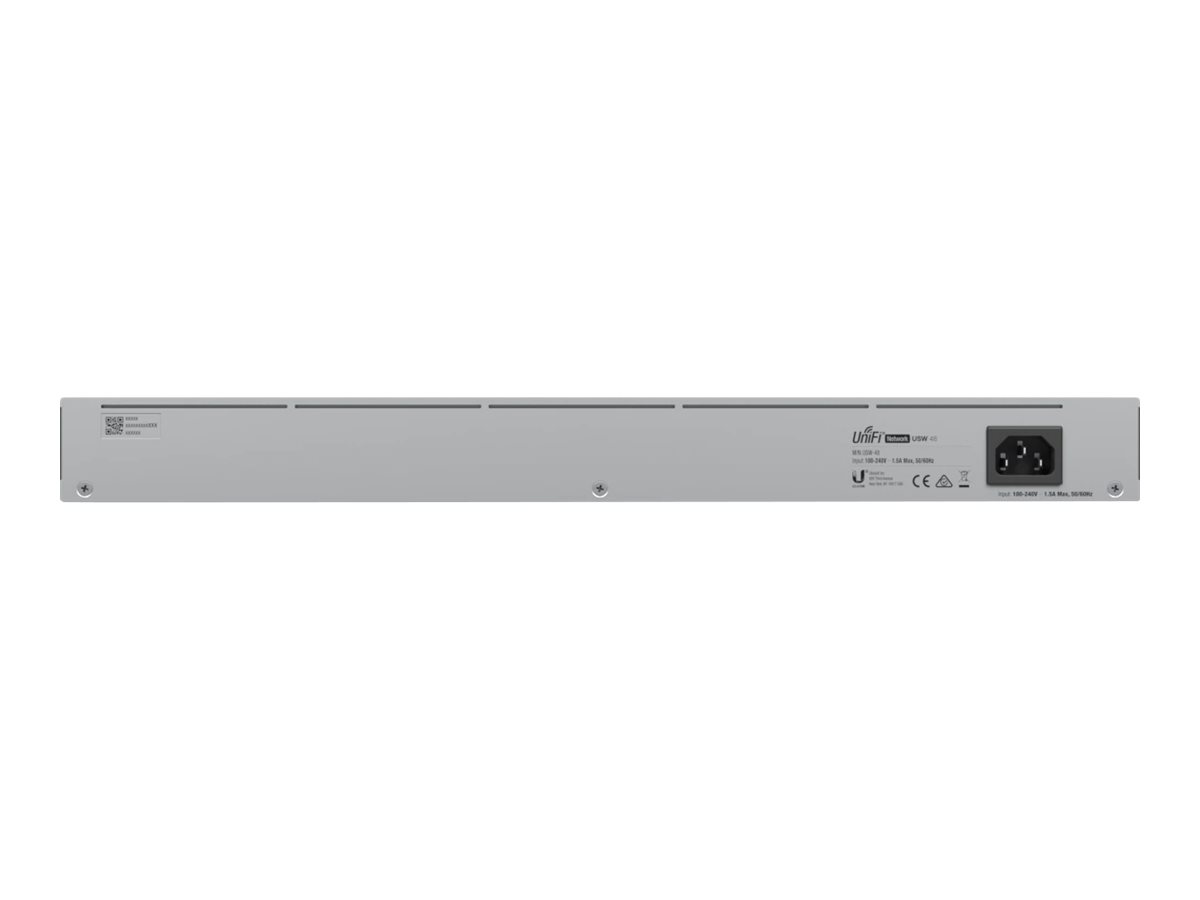 Ubiquiti UniFi Switch USW-48 - Switch - managed - 48 x 10/100/1000 + 4 x Gigabit SFP - an Rack montierbar - Desktop