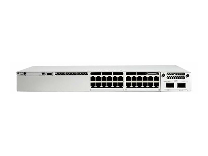 Switch Catalyst 9300 24-Port 24x10/100/1000MBit an Rack montierbar - managed - 24 x 10/100/1000 - an Rack montierbar - wiederhergestellt