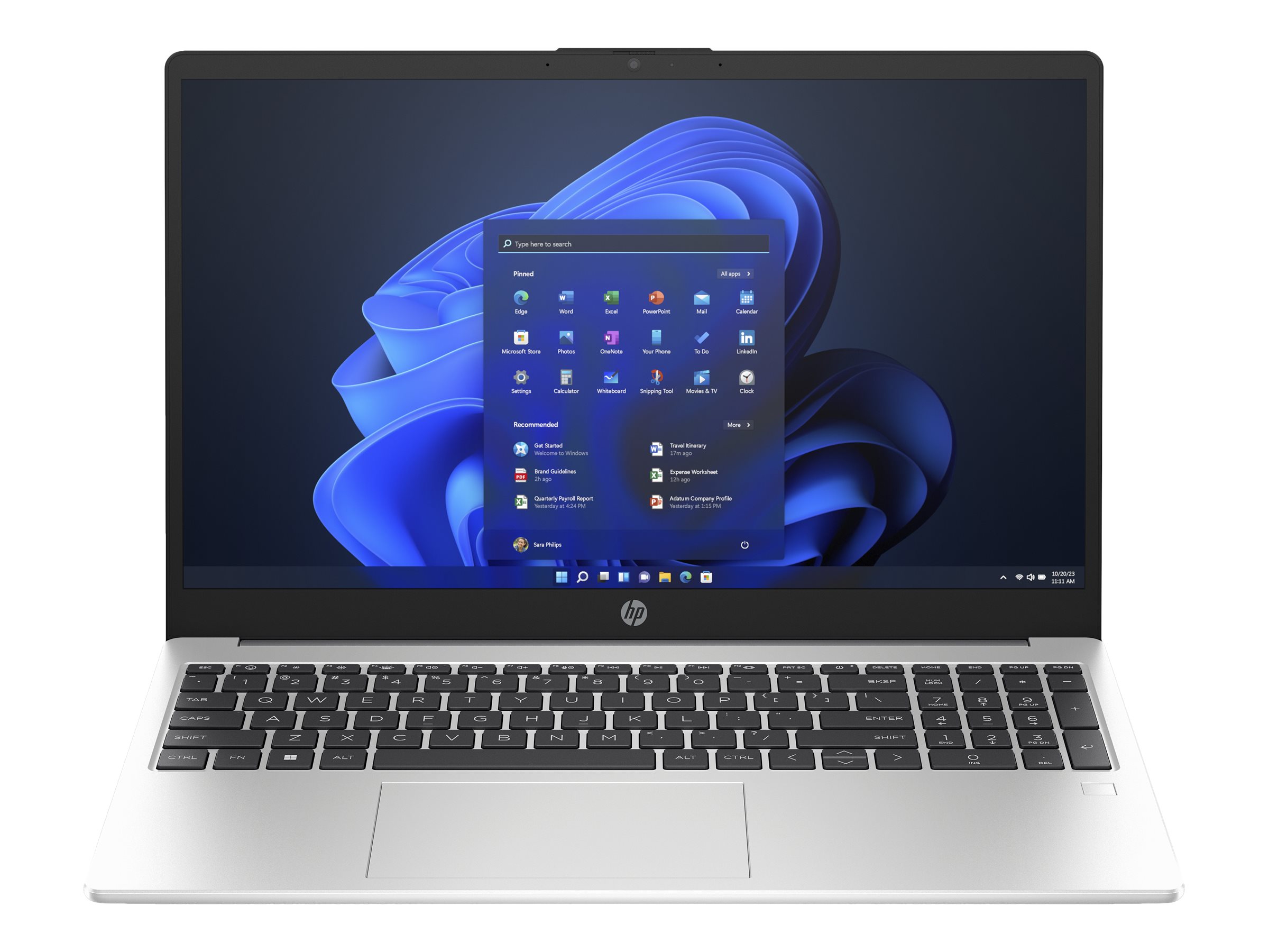 HP 255 G10 Ryzen 5 7530U 2 GHz 16/512 GB 39,6 cm (15,6") Win 11 Pro silber - IPS 1920 x 1080 (Full HD) - Wi-Fi 6 - Bluetooth - kbd: Deutsch