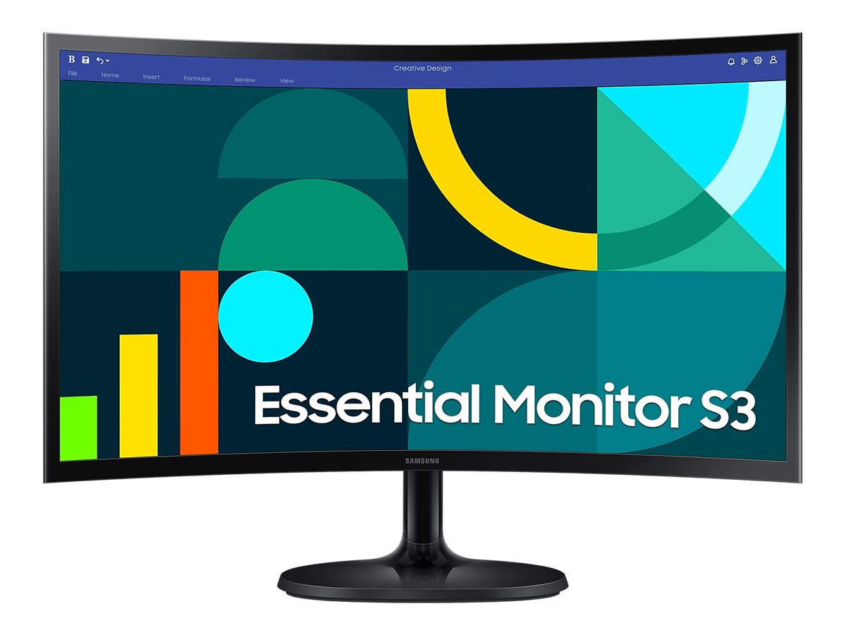 Samsung S24D364GAU - S36GD Series - LED-Monitor - - 1920 x 1080 Full HD (1080p) @ 100 Hz - VA - 250 cd/m² - 3000:1 - 4 ms - HDMI - VGA - Schwarz