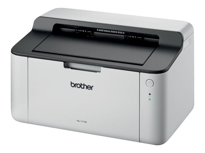 Brother HL-1110 - Drucker - s/w - Laser - A4/Legal - 2400 x 600 dpi - bis zu 20 Seiten/Min. - Kapazität: 150 Blätter - USB 2.0