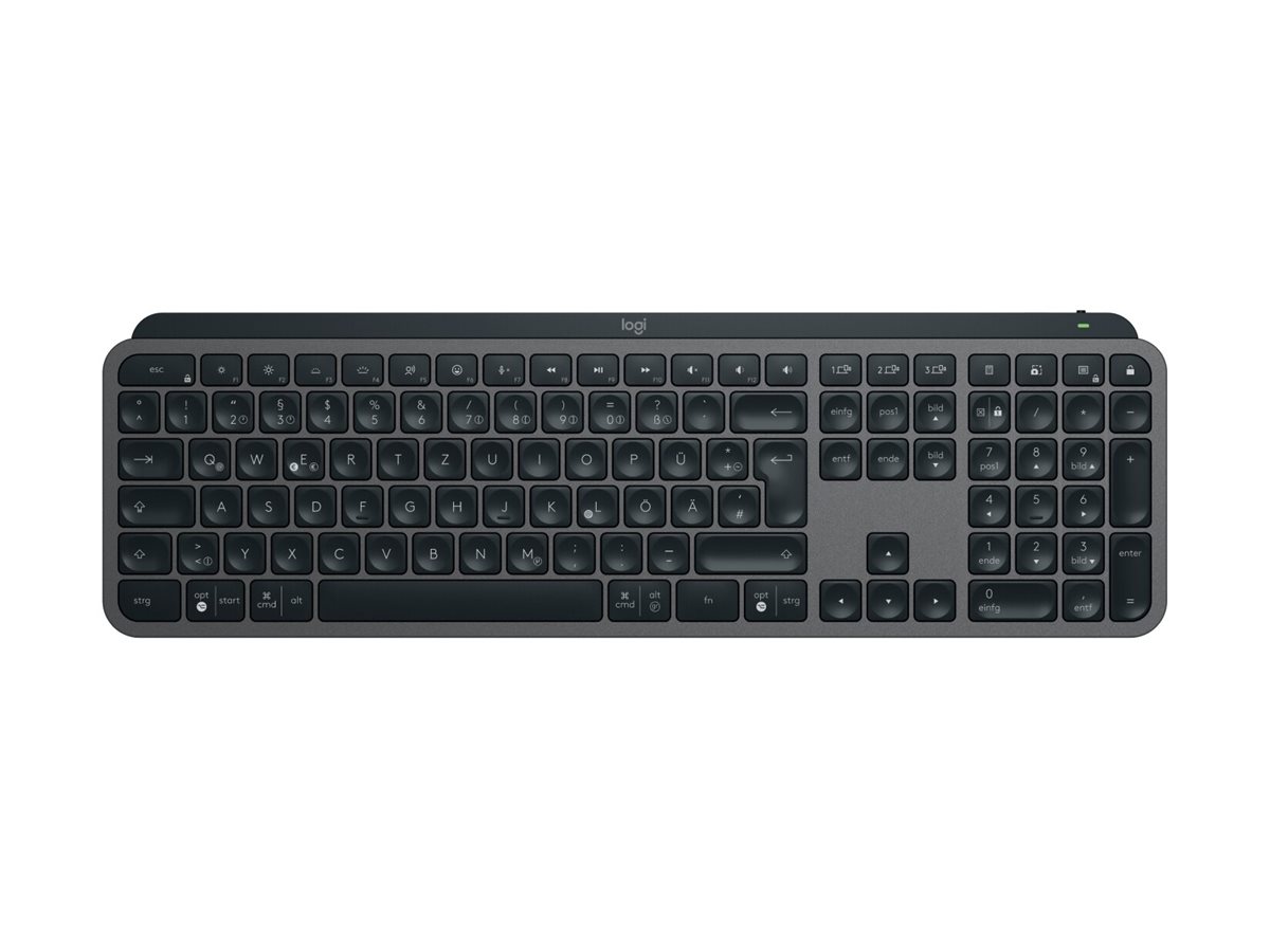 Logitech MX Keys Combo for Business - Tastatur-und-Maus-Set - hinterleuchtet - kabellos - Bluetooth LE - QWERTZ - Deutsch - Graphite Logitech MX Keys Combo for Business - Tastatur-und-Maus-Set - hinterleuchtet - kabellos - Bluetooth LE - QWERTZ - Deutsch - Graphite