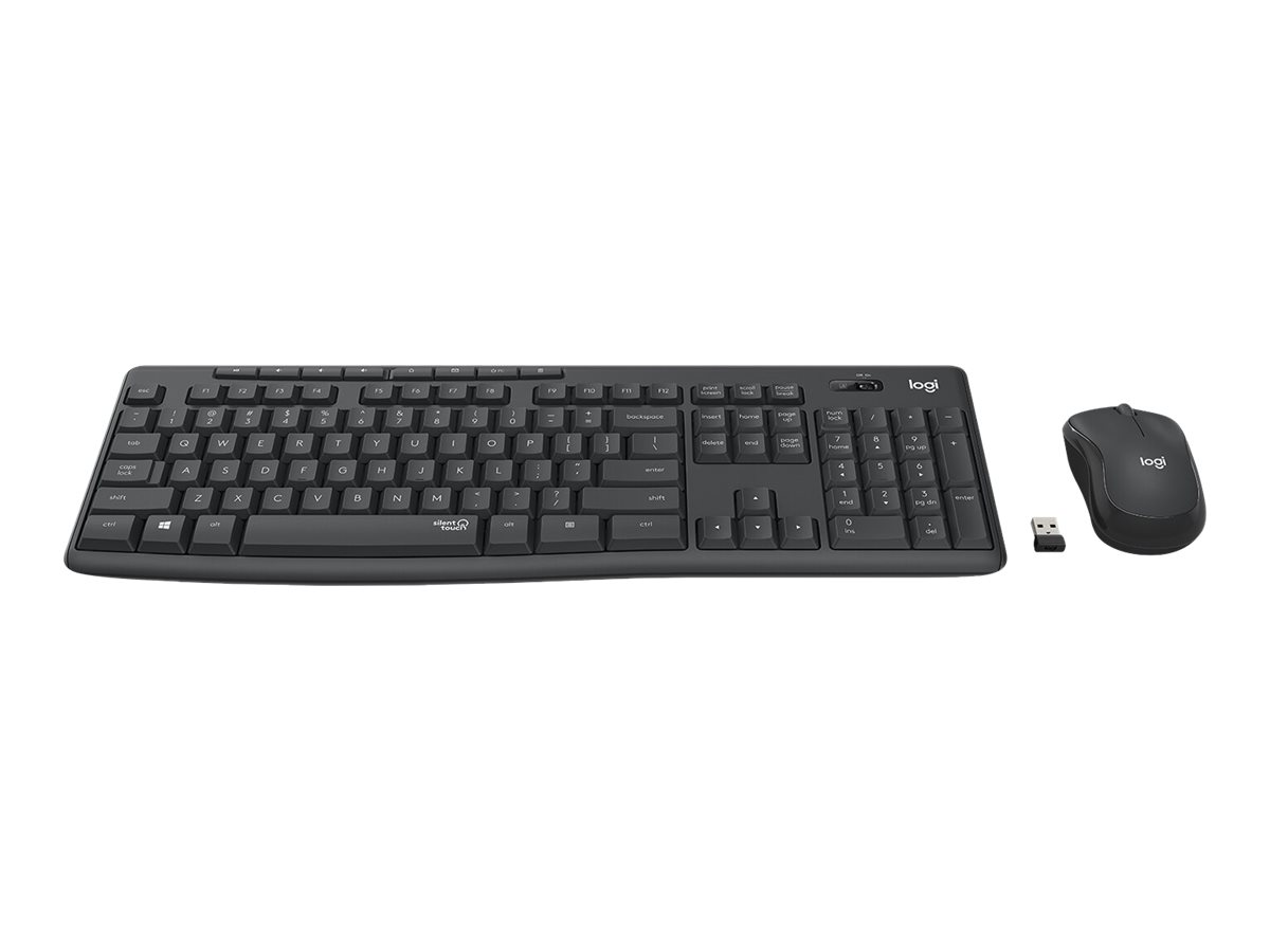 Logitech MK295 Silent Tastatur-und-Maus-Set kabellos QWERTZ - kabellos - 2.4 GHz - QWERTZ - Deutsch - Graphite Logitech MK295 Silent Tastatur-und-Maus-Set kabellos QWERTZ - kabellos - 2.4 GHz - QWERTZ - Deutsch - Graphite