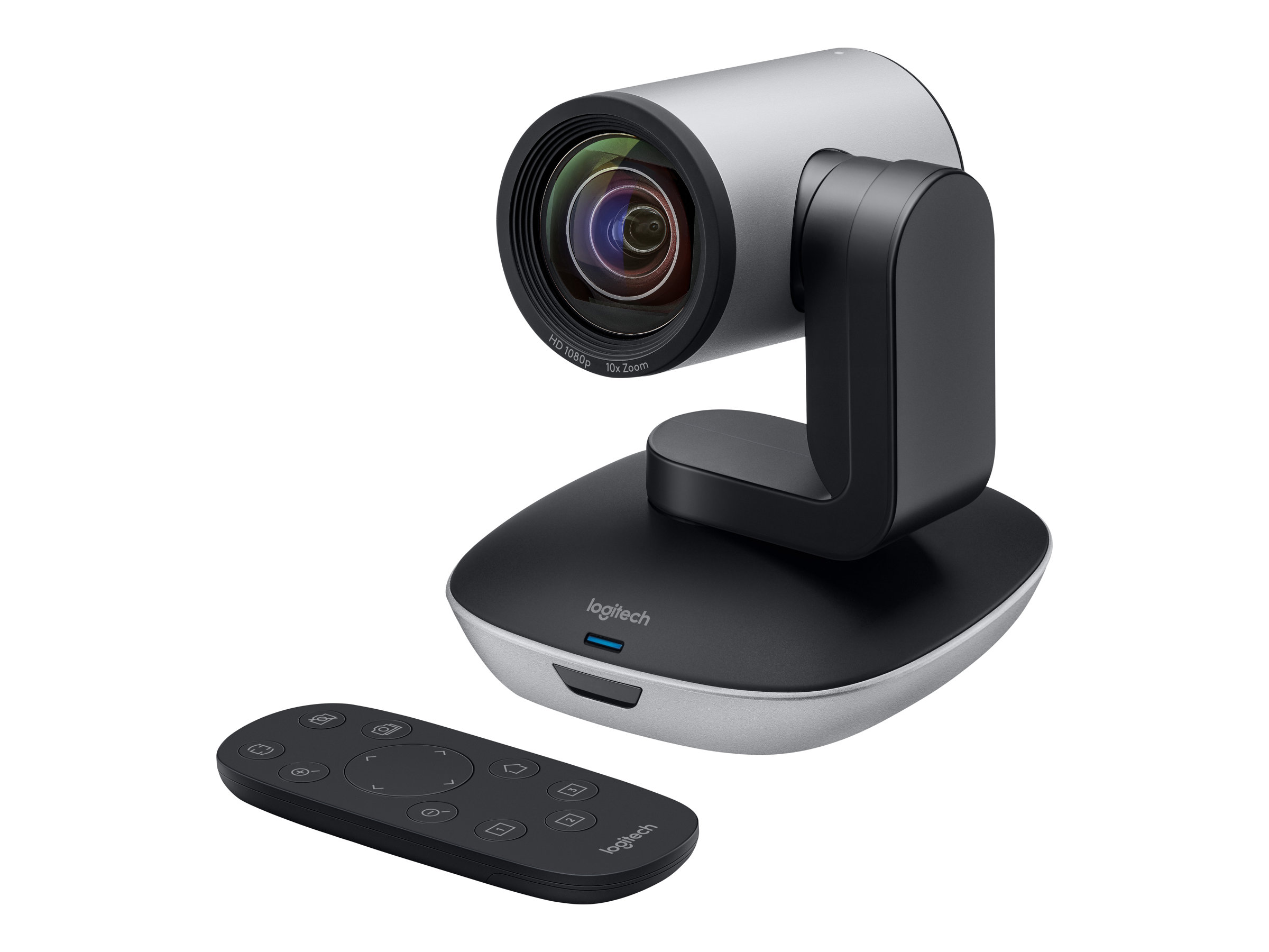 Webcam PTZ Pro 2 sw - 1920 x 1080 - 1080p - motorbetrieben - USB - H.264
