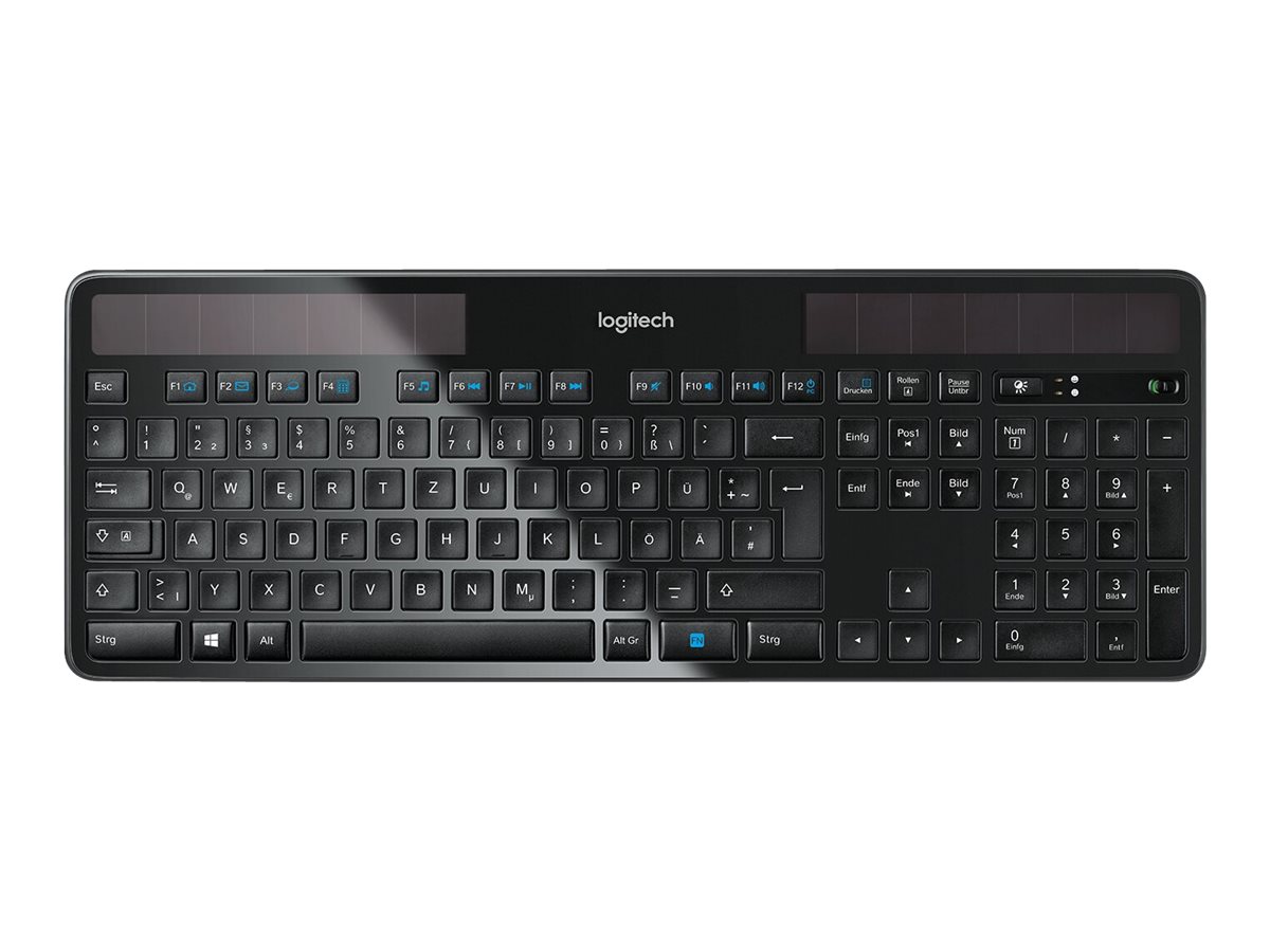 Wireless Solar Keyboard K750 USB - 2.4 GHz - Deutsch
