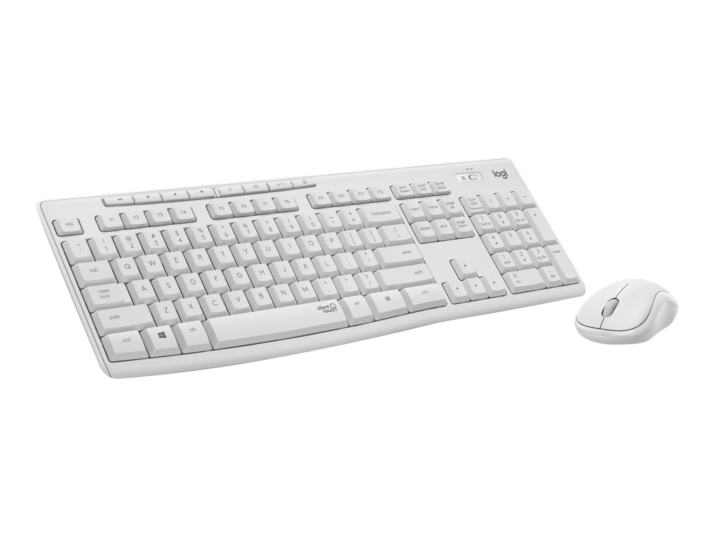 MK295 Silent - Tastatur-und-Maus-Set - kabellos - 2.4 GHz - QWERTZ - Deutsch - Off White MK295 Silent - Tastatur-und-Maus-Set - kabellos - 2.4 GHz - QWERTZ - Deutsch - Off White