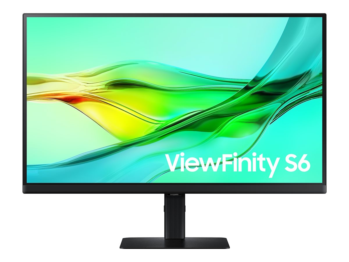 Samsung ViewFinity S6 S27D604UAU - S60UD Series - - (26.9" sichtbar) - 2560 x 1440 QHD @ 100 Hz - IPS - 350 cd/m² - 1000:1 - HDR10 - 5 ms - HDMI - 2xDisplayPort - USB-C - Schwarz