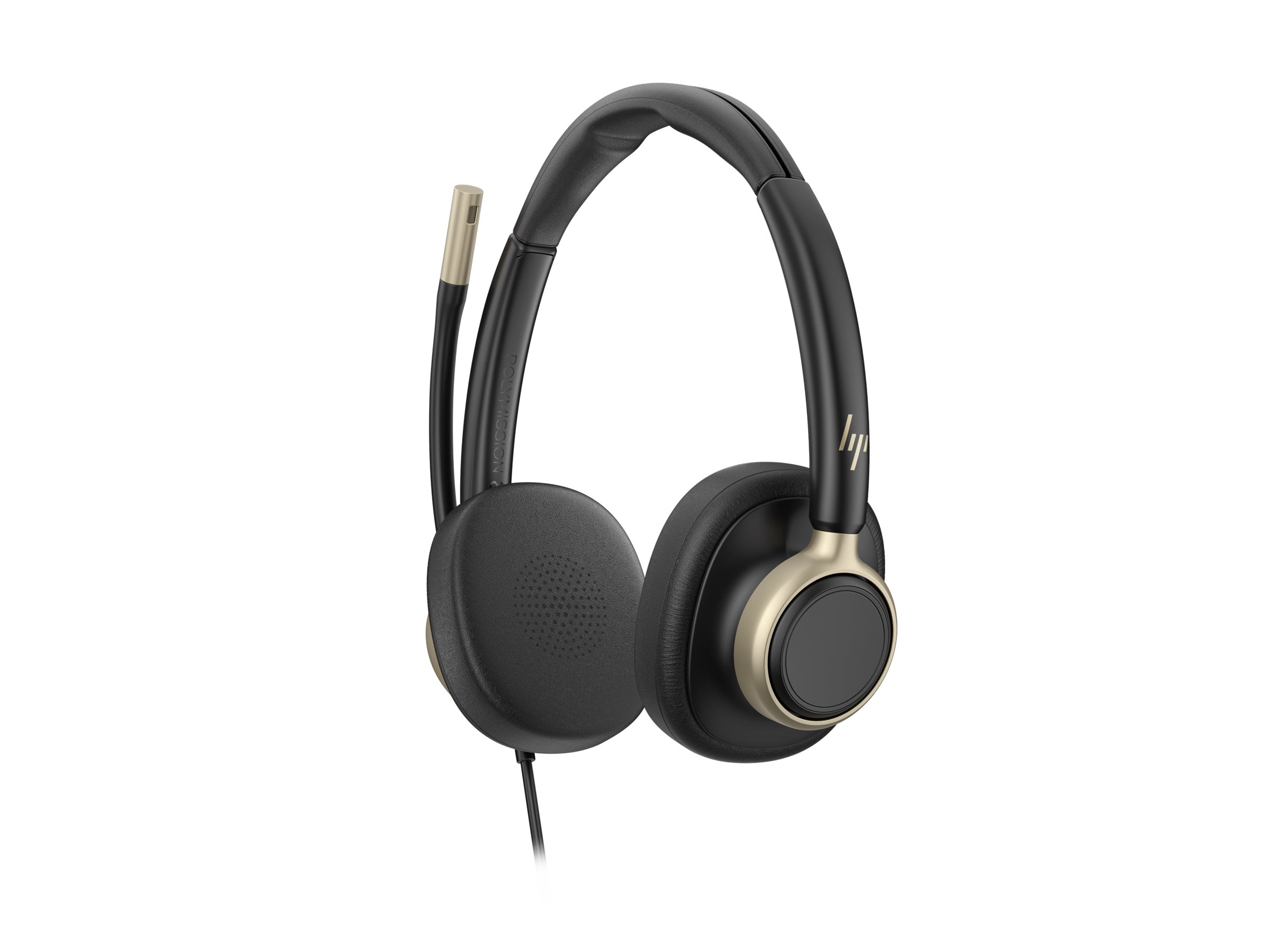 HP Poly Mission 825 - Mission 800 Series - Headset - On-Ear - kabelgebunden - aktive Rauschunterdrückung - USB-A - USB-C - Schwarz - Zertifiziert für Microsoft Teams - Works With Chromebook Certified - Zoom-zertifiziert - Google Meet-zertifiziert HP Poly Mission 825 - Mission 800 Series - Headset - On-Ear - kabelgebunden - aktive Rauschunterdrückung - USB-A - USB-C - Schwarz - Zertifiziert für Microsoft Teams - Works With Chromebook Certified - Zoom-zertifiziert - Google Meet-zertifiziert