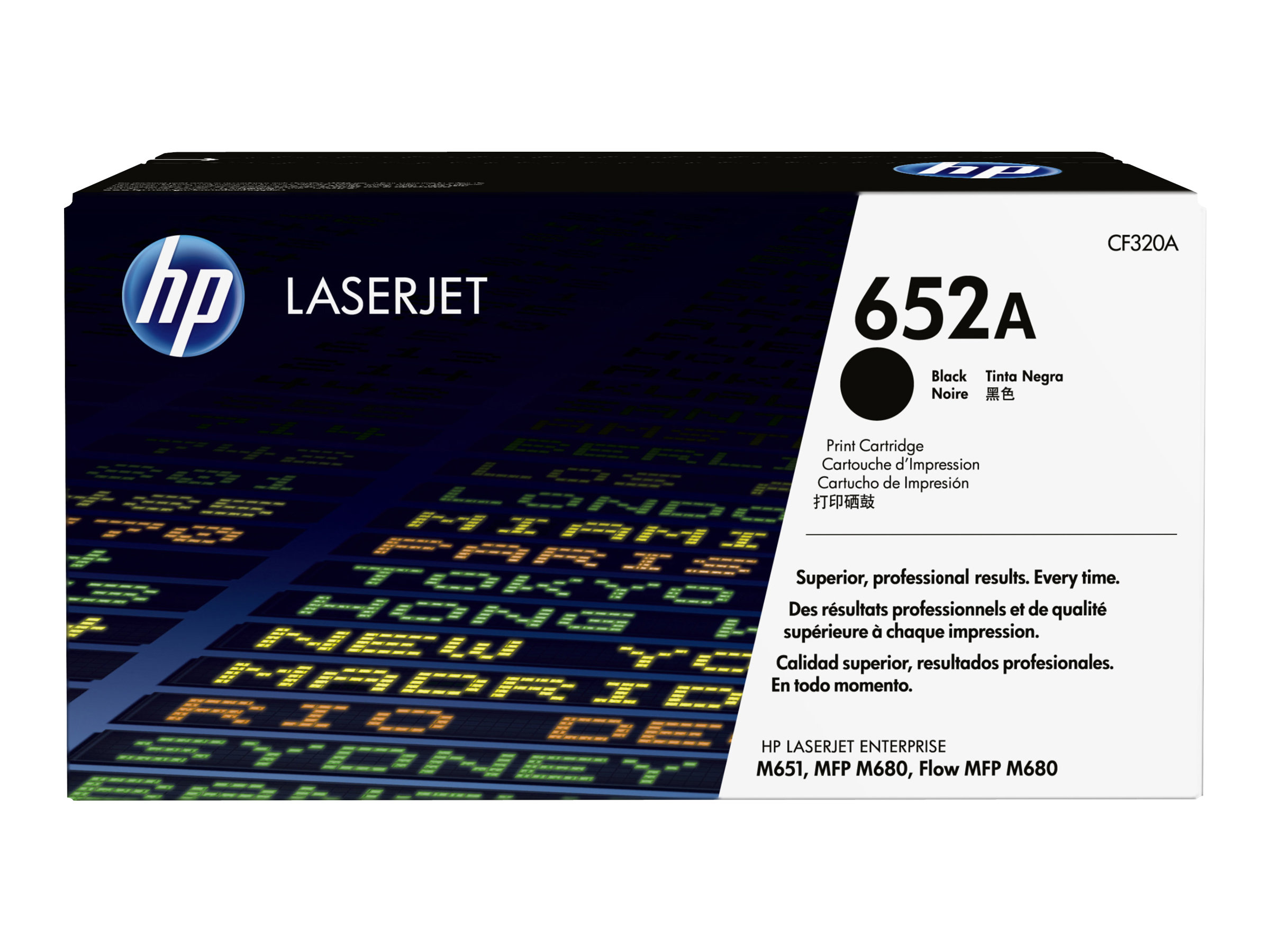 HP 652A - Schwarz - original - LaserJet - Tonerpatrone (CF320A) - für Color LaserJet Enterprise MFP M680; LaserJet Enterprise Flow MFP M680