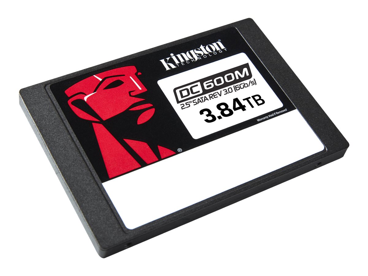 Kingston DC600M - SSD - Mixed Use - 3.84 TB - intern - 2.5" (6.4 cm) - SATA 6Gb/s