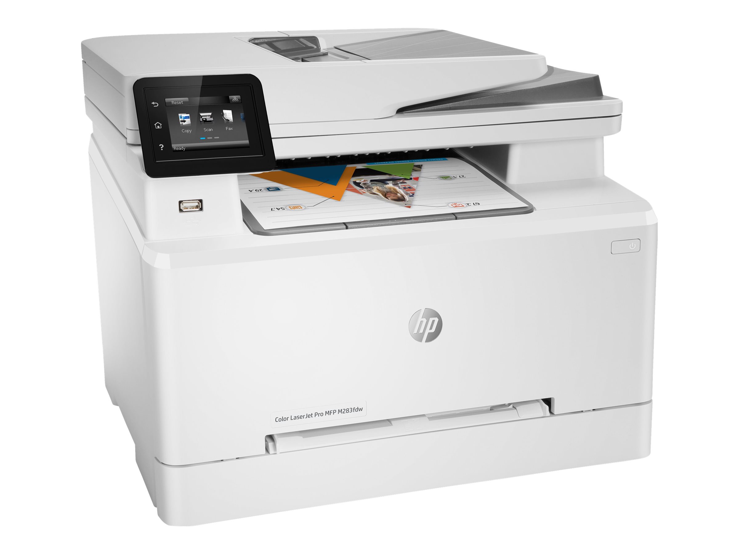 HP Color LaserJet Pro MFP M283fdw - Multifunktionsdrucker - Farbe - Laser - Legal (216 x 356 mm) - (Original) - A4/Legal (Medien) - bis zu 21 Seiten/Min. (Kopieren) - bis zu 21 Seiten/Min. (Drucken) - bis zu 21 ipm (Drucken) - 250 Blatt - 33.6 Kbps - USB… HP Color LaserJet Pro MFP M283fdw - Multifunktionsdrucker - Farbe - Laser - Legal (216 x 356 mm) - (Original) - A4/Legal (Medien) - bis zu 21 Seiten/Min. (Kopieren) - bis zu 21 Seiten/Min. (Drucken) - bis zu 21 ipm (Drucken) - 250 Blatt - 33.6 Kbps - USB…